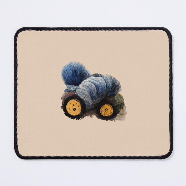Item preview, Blue wool tractor designed and sold by proutcouture.