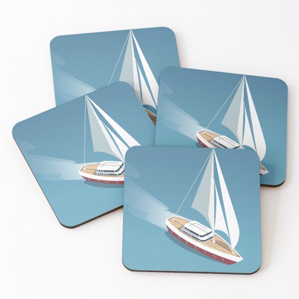 Item preview, Nautica sailing boat poster designed and sold by Arctic frame studio.