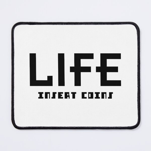 Item preview, LIFE - INSERT COINS. BLACK. designed and sold by 5hertz.