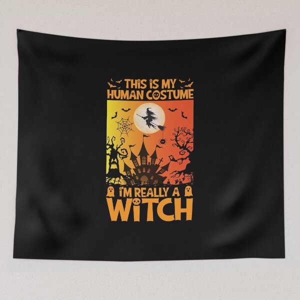 Item preview,  Zombie In Graveyard - This Is My Human Costume Im Really A Witch designed and sold by ImagesDesigns.