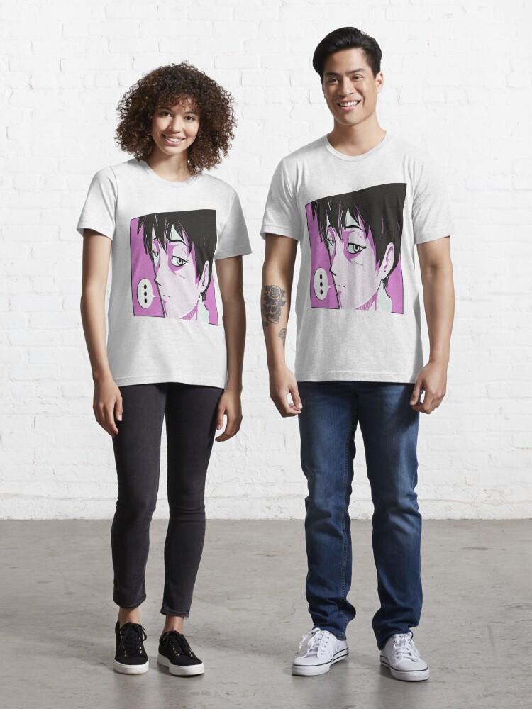 Anime Boy : by for Redbubble Essential Japanese, T-Shirt Clothing, Cute, Anime Style Cartoon Print\
