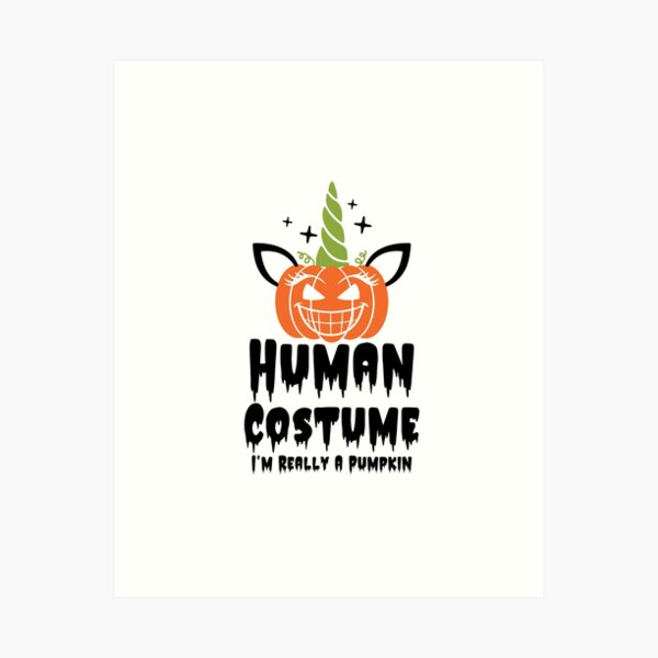 Item preview,  Zombie In Graveyard - Human Costume Im Really A Pumpkin designed and sold by ImagesDesigns.
