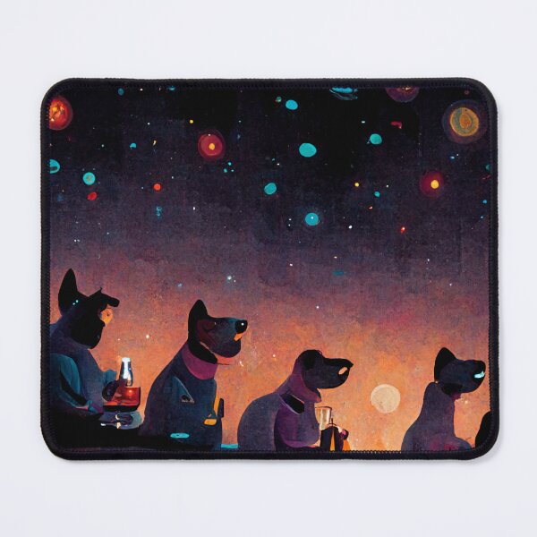 Item preview, Galactic Dog Space Bar designed and sold by Danielle Fay.