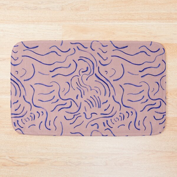 Item preview, Rose Squiggly Lines Pattern designed and sold by Joseph Bangsund.