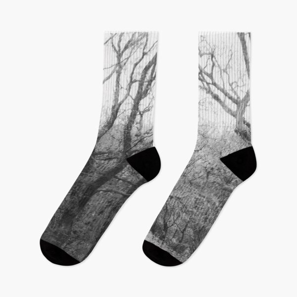 Item preview, black and white winter scene designed and sold by Francespoppy.