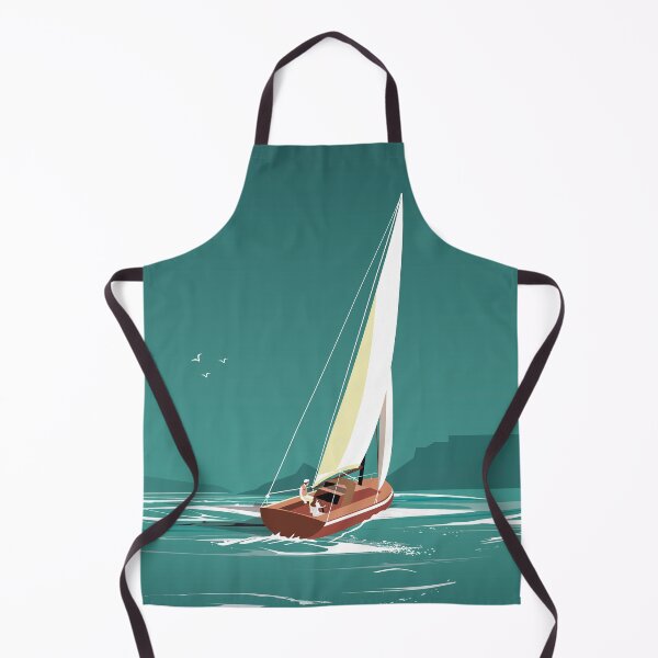 Item preview, sailing, boat, travel poster, vintage, sailing designed and sold by Arctic frame studio.