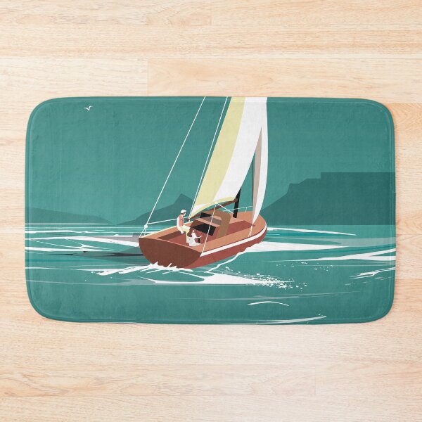 Item preview, sailing, boat, travel poster, vintage, sailing designed and sold by Arctic frame studio.
