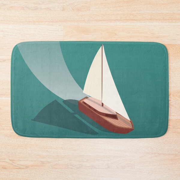 Item preview, ,Navy Blue, Sailing Poster designed and sold by Arctic frame studio.