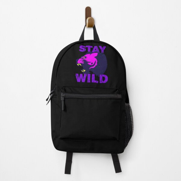 Item preview, Stay Wild Club Ben Azelart Merch - angry wolf - energetic pink color designed and sold by ALLURE-minimal.