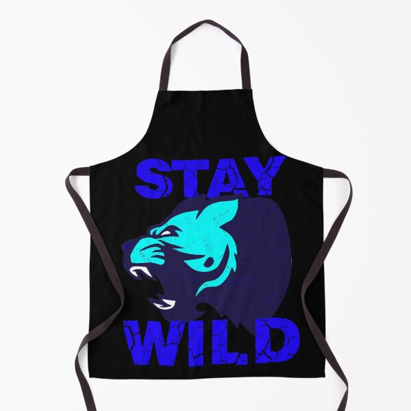 Item preview, Stay Wild Club Ben Azelart Merch - angry wolf - energetic blue color designed and sold by ALLURE-minimal.