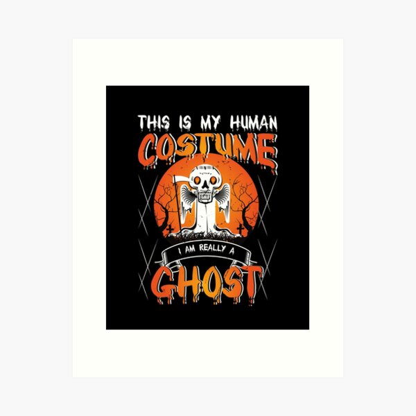 Item preview,  Zombie In Graveyard - This Is My Human Costume Im Really A Ghost designed and sold by ImagesDesigns.