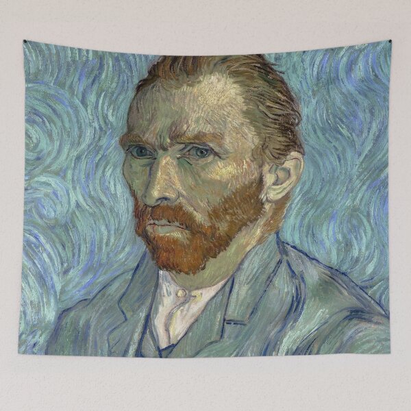 Aperçu de l'œuvre Autoportrait de Vincent van Gogh (1889), célèbre tableau créée et vendue par Oliveirallan.