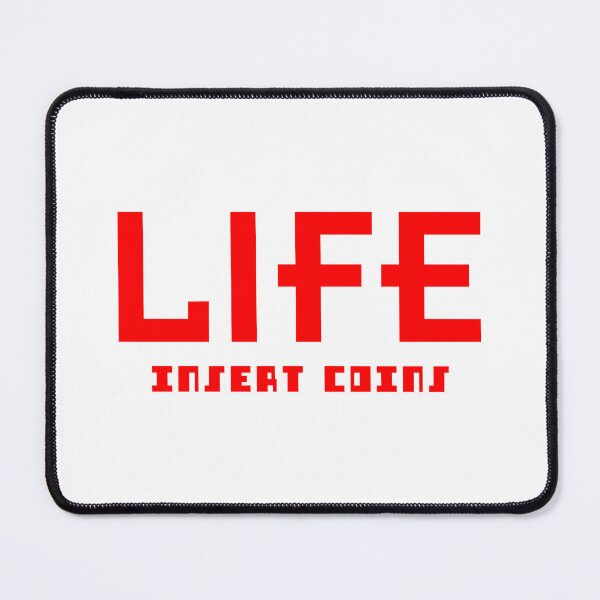 Item preview, LIFE - INSERT COINS. RED. designed and sold by 5hertz.