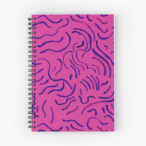 Item preview, Magenta Squiggly Lines Pattern designed and sold by Joseph Bangsund.