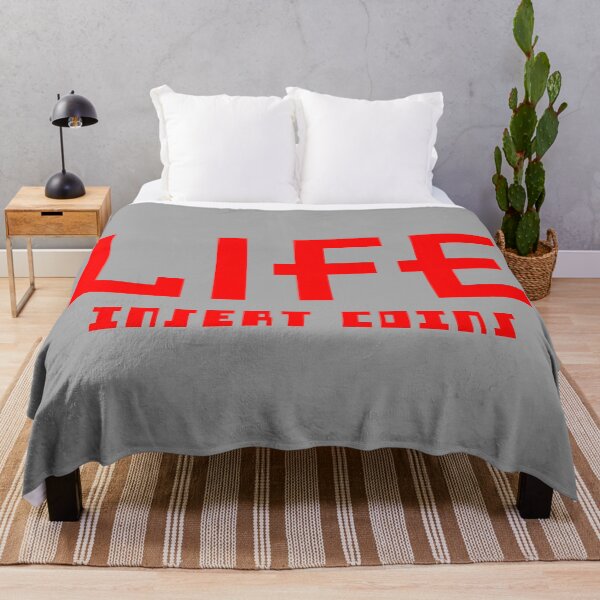 Item preview, LIFE - INSERT COINS. RED. designed and sold by 5hertz.