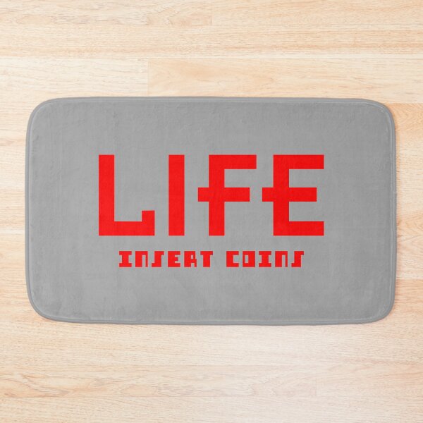 Item preview, LIFE - INSERT COINS. RED. designed and sold by 5hertz.