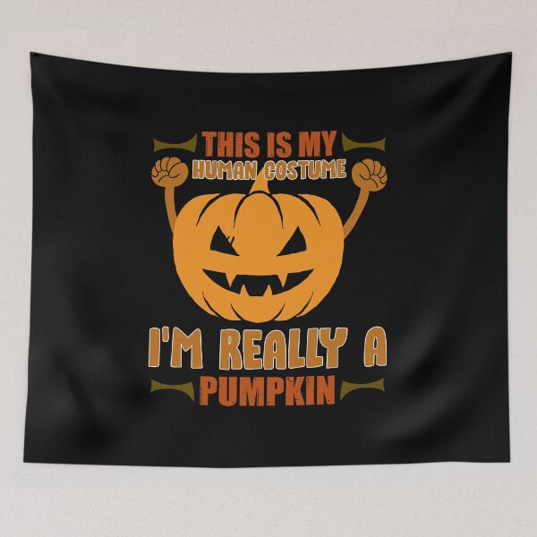 Item preview, Zombie In Graveyard - This Is My Human Costume Im Really A Pumpkin designed and sold by ImagesDesigns.