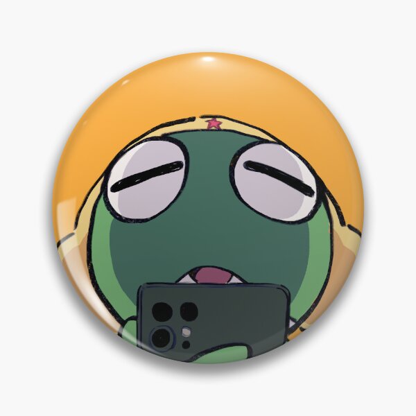 Item preview, I draw keroro looking at phone / Sergeant Keroro designed and sold by RansRoom.