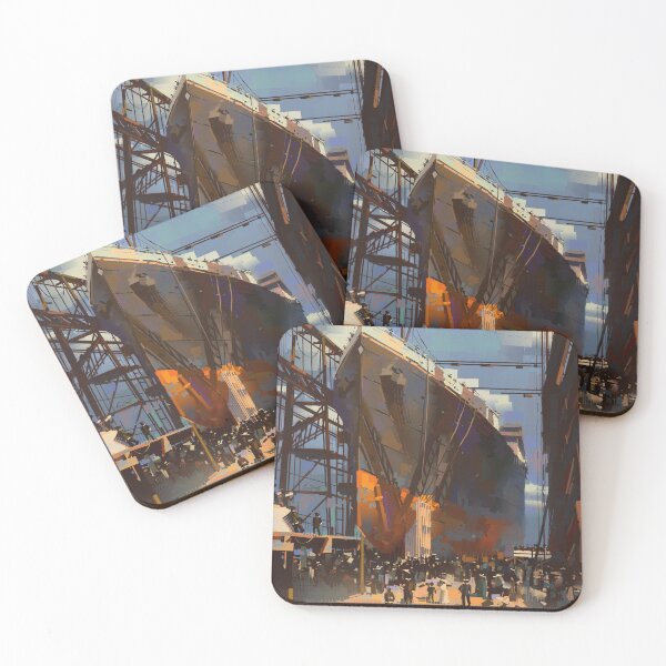 Item preview, The Launch of the RMS Titanic - Maritime painting by artist Eliott Sontot designed and sold by Eliott Sontot.
