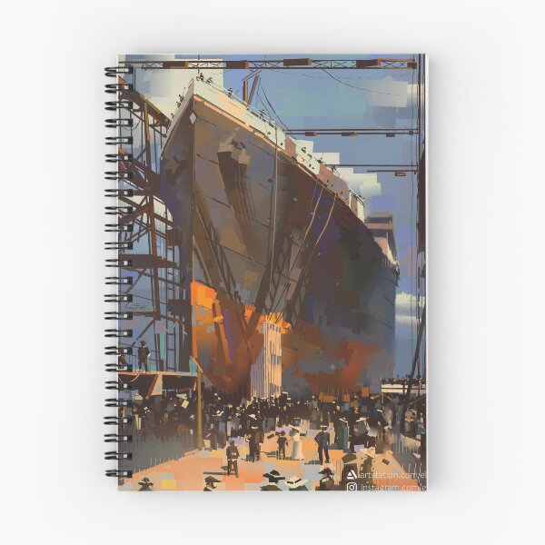 Item preview, The Launch of the RMS Titanic - Maritime painting by artist Eliott Sontot designed and sold by Eliott Sontot.