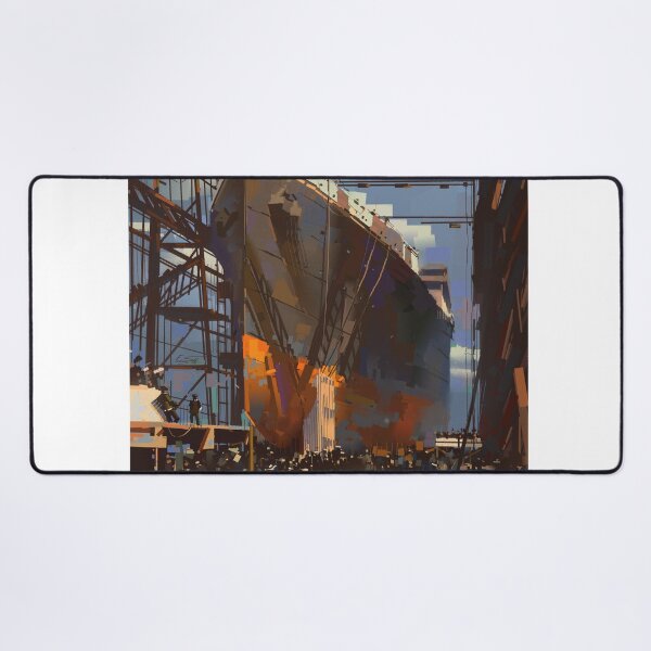 Item preview, The Launch of the RMS Titanic - Maritime painting by artist Eliott Sontot designed and sold by Eliott Sontot.