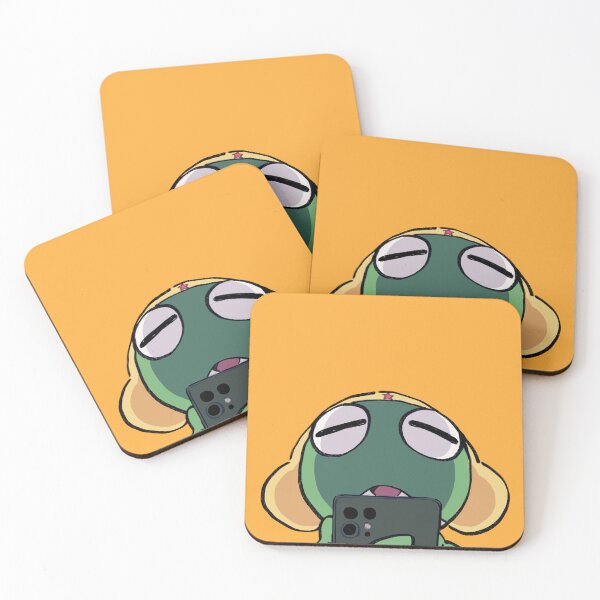 Item preview, I draw keroro looking at phone / Sergeant Keroro designed and sold by RansRoom.