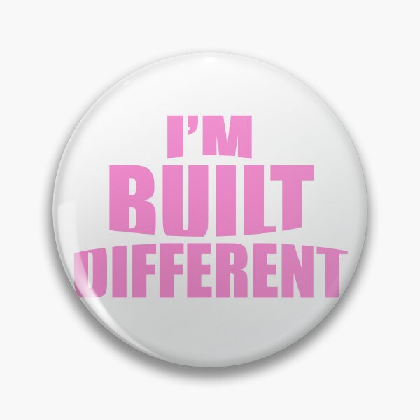 Item preview, I’m built different |  Typography design designed and sold by Giovanni-c.