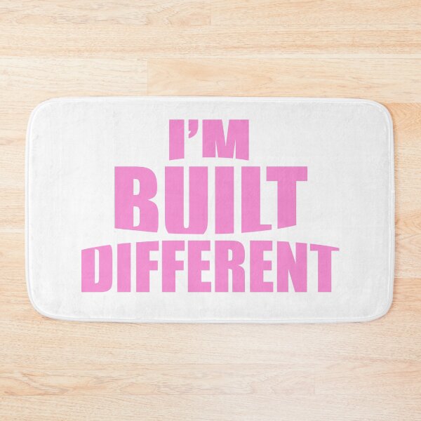 Item preview, I’m built different |  Typography design designed and sold by Giovanni-c.