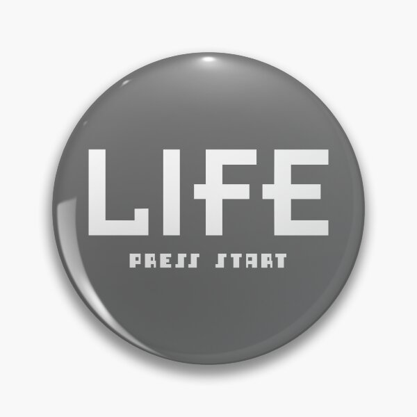 Item preview, LIFE - PRESS START. WHITE. designed and sold by 5hertz.