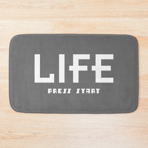 Item preview, LIFE - PRESS START. WHITE. designed and sold by 5hertz.