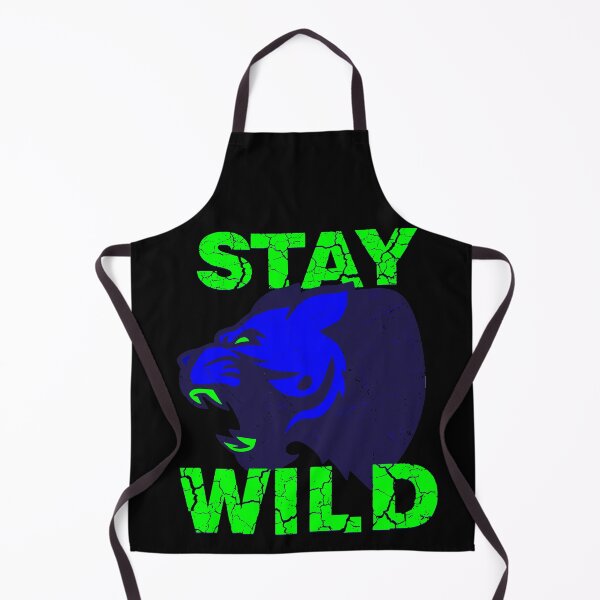 Item preview, Stay Wild Club Ben Azelart Merch - angry wolf - energetic navy blue color designed and sold by ALLURE-minimal.