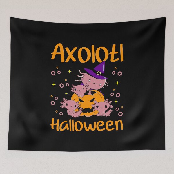 Item preview,  Zombie In Graveyard -  Axolotl Halloween designed and sold by ImagesDesigns.