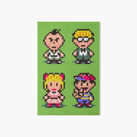 Earthbound (Mother 2) Quartet Art Board Print