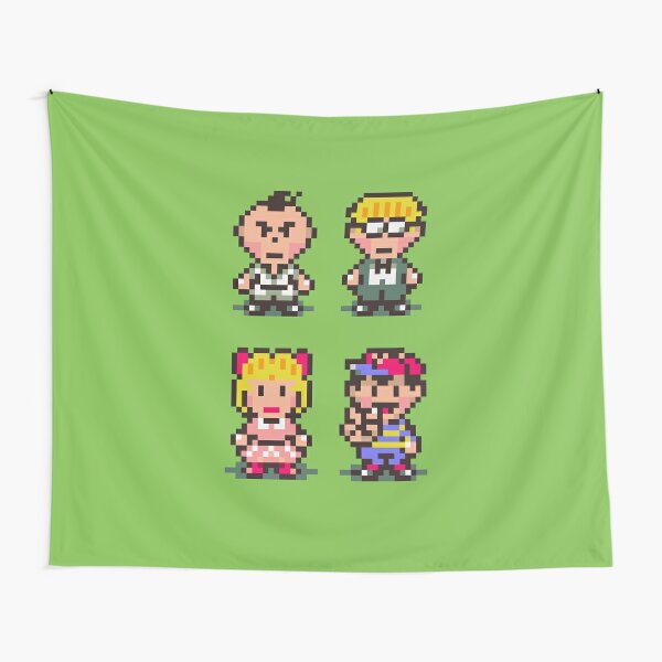 Earthbound Mother 2 Quartet Tapestry For Sale By Girollaz Redbubble