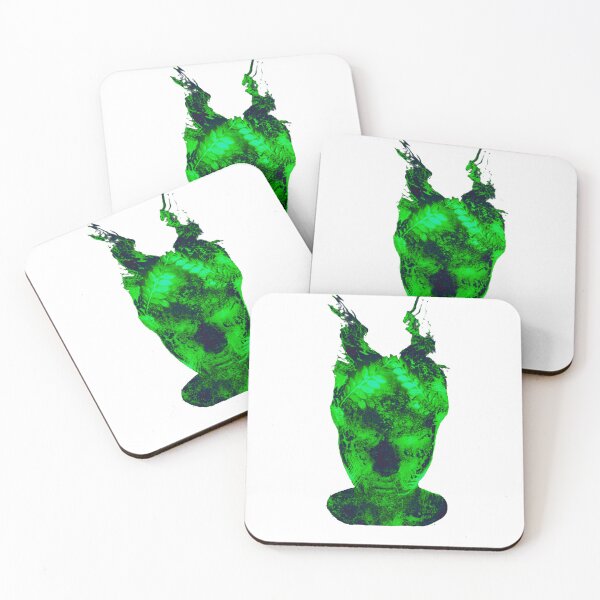 Item preview, Green Neon Face, Futuristic design designed and sold by Dven-Clothes.