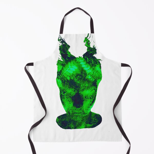 Item preview, Green Neon Face, Futuristic design designed and sold by Dven-Clothes.