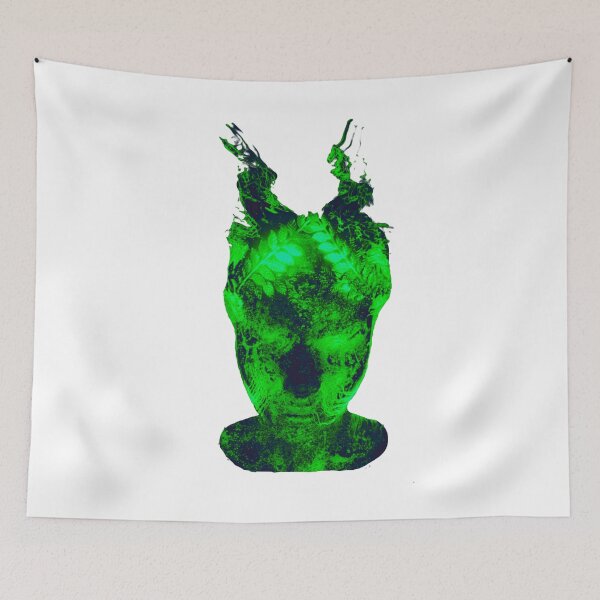 Item preview, Green Neon Face, Futuristic design designed and sold by Dven-Clothes.