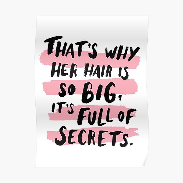 It's Full Of Secrets Poster