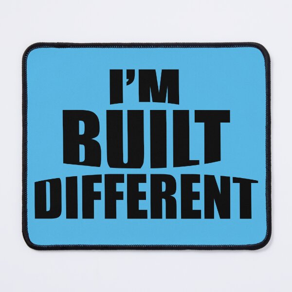 Item preview, I’m built different |  Typography design designed and sold by Giovanni-c.