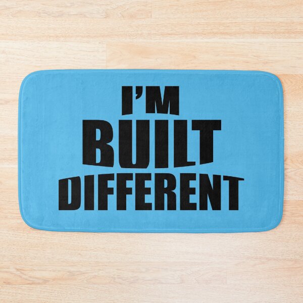 Item preview, I’m built different |  Typography design designed and sold by Giovanni-c.