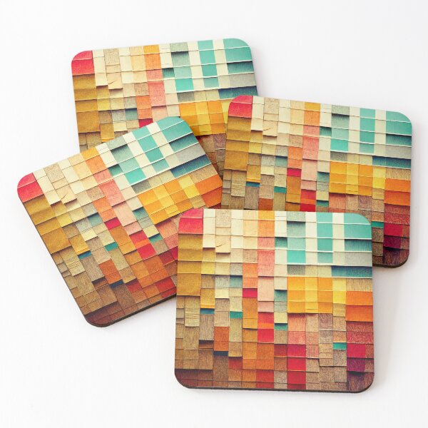 Item preview, vintage color abstract art designed and sold by shokA Design.