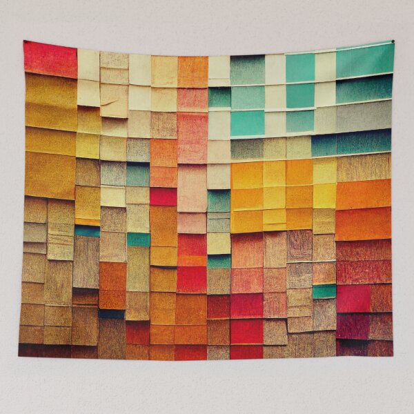 Item preview, vintage color abstract art designed and sold by shokA Design.
