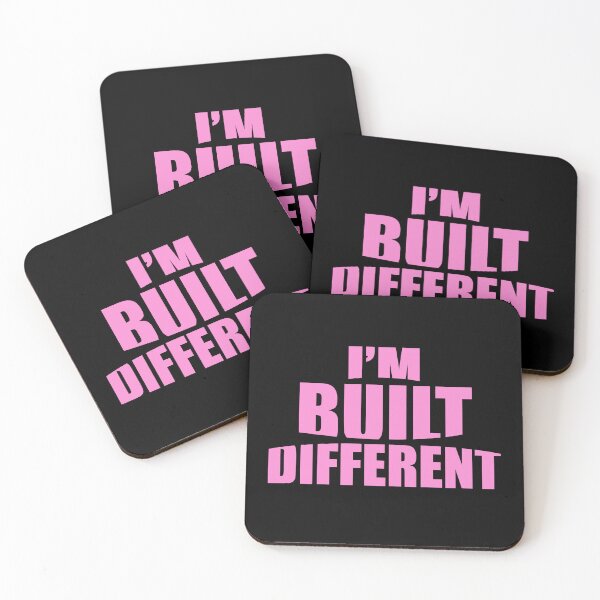 Item preview, I’m built different |  Typography design designed and sold by Giovanni-c.