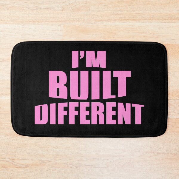 Item preview, I’m built different |  Typography design designed and sold by Giovanni-c.