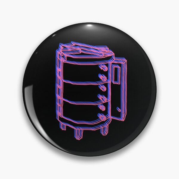 Item preview, Electric Kiln glowing outline drawing designed and sold by ceramicshirts.