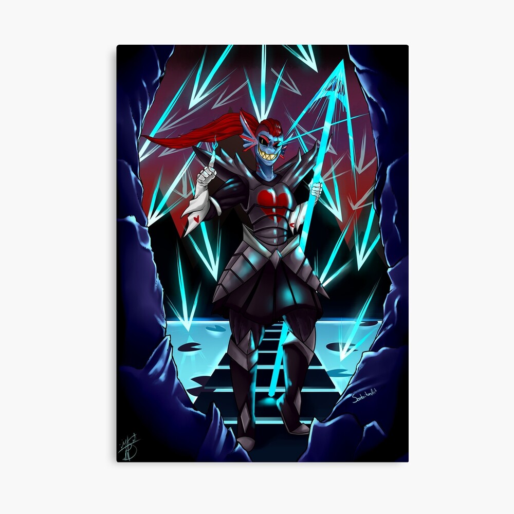 Undyne The Undying Photographic Print By Sombritasart Redbubble