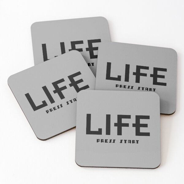 Item preview, LIFE - PRESS START. BLACK. designed and sold by 5hertz.