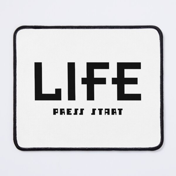 Item preview, LIFE - PRESS START. BLACK. designed and sold by 5hertz.