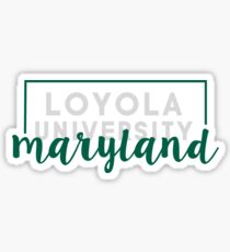 Loyola University Maryland Geofilter Sticker