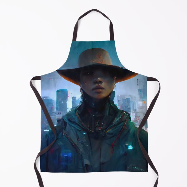 Item preview, Cyberpunk cowgirl designed and sold by Flaresparrow.